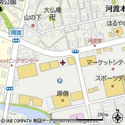 ダイソーマーケットシティ河渡店周辺の地図