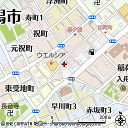 新潟県新潟市中央区元下島町周辺の地図