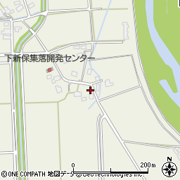 新潟県新発田市下新保376周辺の地図