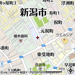 新潟県新潟市中央区西受地町4971周辺の地図