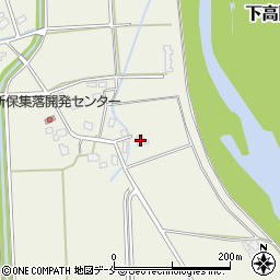 新潟県新発田市下新保733周辺の地図
