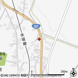 山形県米沢市広幡町成島73-1周辺の地図