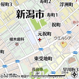 新潟県新潟市中央区西受地町4934周辺の地図