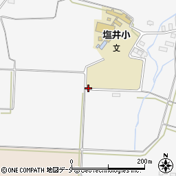 山形県米沢市塩井町（塩野）周辺の地図