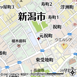 新潟県新潟市中央区西受地町4938周辺の地図