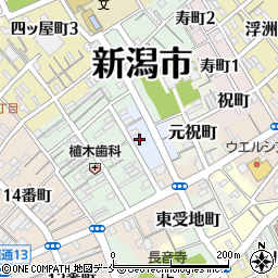 新潟県新潟市中央区西受地町4966周辺の地図
