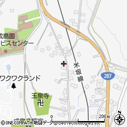 山形県米沢市広幡町成島1358周辺の地図