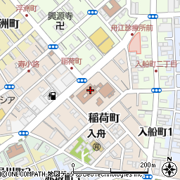 新潟市中央区入舟連絡所周辺の地図