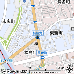 長者町周辺の地図