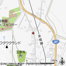 山形県米沢市広幡町成島1359周辺の地図
