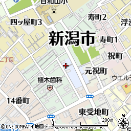 新潟県新潟市中央区西受地町4962周辺の地図