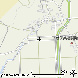 新潟県新発田市下新保418-2周辺の地図