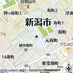 新潟県新潟市中央区西受地町4961周辺の地図