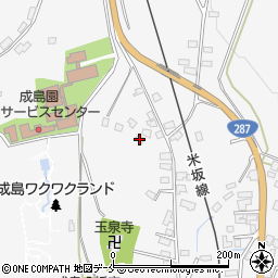 山形県米沢市広幡町成島1362-8周辺の地図