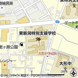 新潟県立東新潟特別支援学校寄宿舎周辺の地図