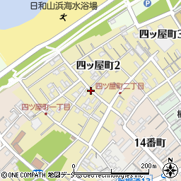 新潟県新潟市中央区四ッ屋町周辺の地図
