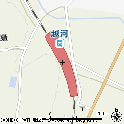 越河駅周辺の地図