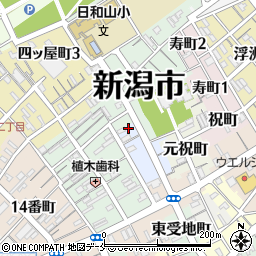 新潟県新潟市中央区西受地町4959周辺の地図
