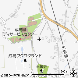 山形県米沢市広幡町成島1353周辺の地図