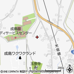 山形県米沢市広幡町成島1362周辺の地図