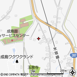 山形県米沢市広幡町成島1362-2周辺の地図