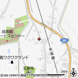 山形県米沢市広幡町成島1361周辺の地図