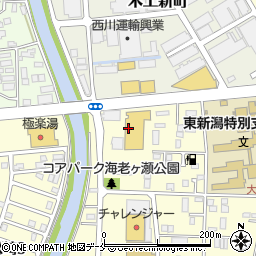 株式会社新潟ダイハツモータース　ダイハツ海老ケ瀬周辺の地図