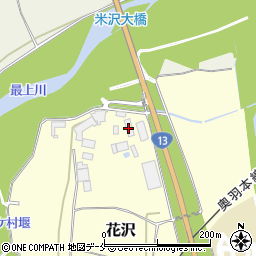 山形県米沢市花沢3437周辺の地図