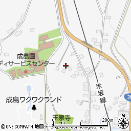 山形県米沢市広幡町成島1365周辺の地図