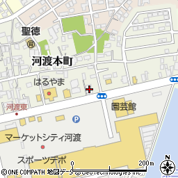 サイクルベースあさひ新潟河渡店周辺の地図
