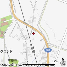 山形県米沢市広幡町成島65周辺の地図