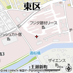 新潟高圧ガス株式会社　新潟工場周辺の地図