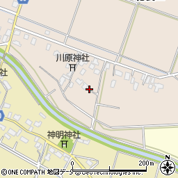 新潟県新発田市北蓑口周辺の地図