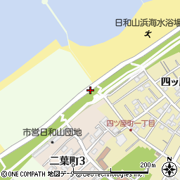新潟県新潟市中央区西船見町周辺の地図