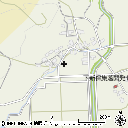 新潟県新発田市下新保599周辺の地図