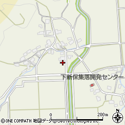 新潟県新発田市下新保404周辺の地図