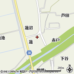 宮城県亘理郡山元町坂元蓮周辺の地図