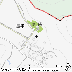 山形県米沢市長手谷の口周辺の地図