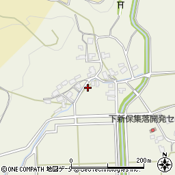 新潟県新発田市下新保409周辺の地図