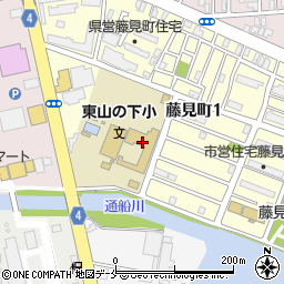 新潟市ひまわりクラブ　東山の下ひまわりクラブ第２周辺の地図