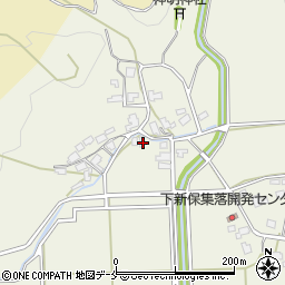 新潟県新発田市下新保407周辺の地図
