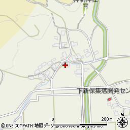 新潟県新発田市下新保409-1周辺の地図