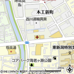 新潟トヨペット新潟東店周辺の地図