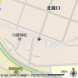 新潟県新発田市北蓑口590周辺の地図