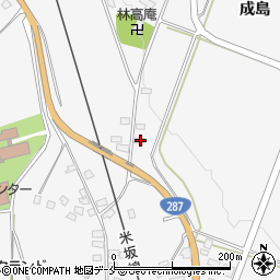 山形県米沢市広幡町成島1390周辺の地図