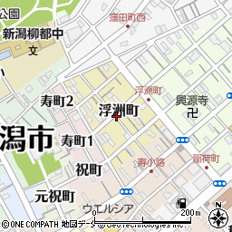 〒951-8072 新潟県新潟市中央区浮洲町の地図