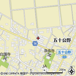 新発田津川線周辺の地図