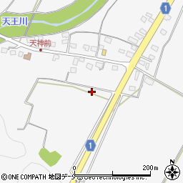 山形県米沢市長手前小屋周辺の地図