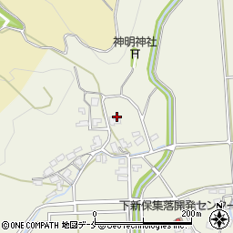 新潟県新発田市下新保627周辺の地図