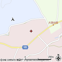 宮城県伊具郡丸森町大張川張馬場周辺の地図